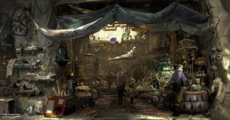 Star wars деревня концепт арт