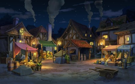 Medieval marketplace