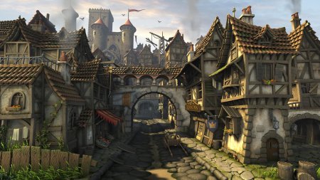 Medieval village город