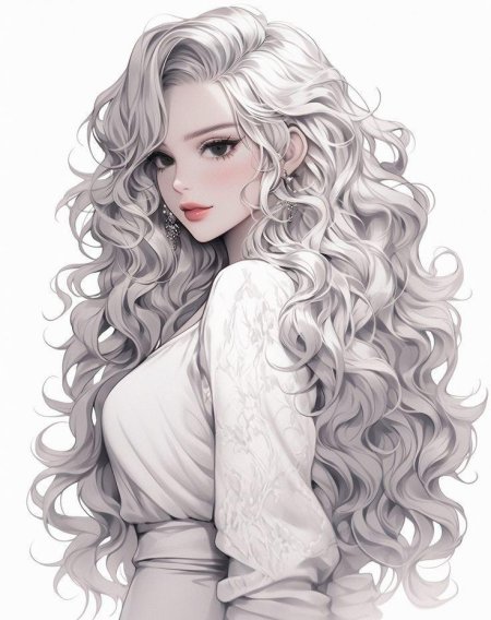 Красивая аниме девушка