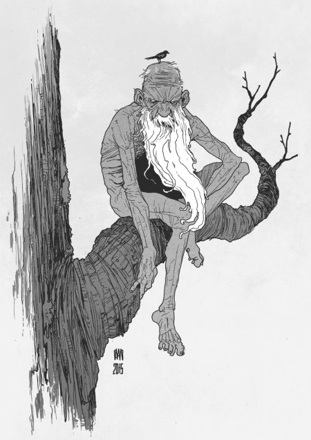 Леший славянская мифология рисунок