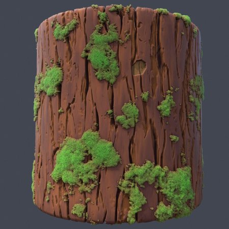 Handpaint дерево