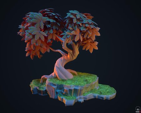 Blender дерево