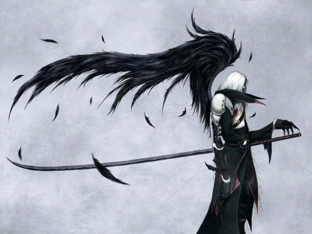 Final fantasy 7 sephiroth крылья