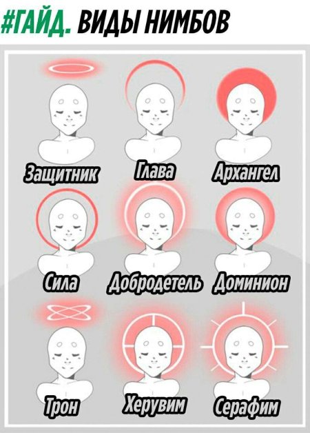 Виды нимбов