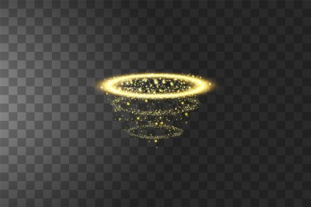 Gold halo нимб