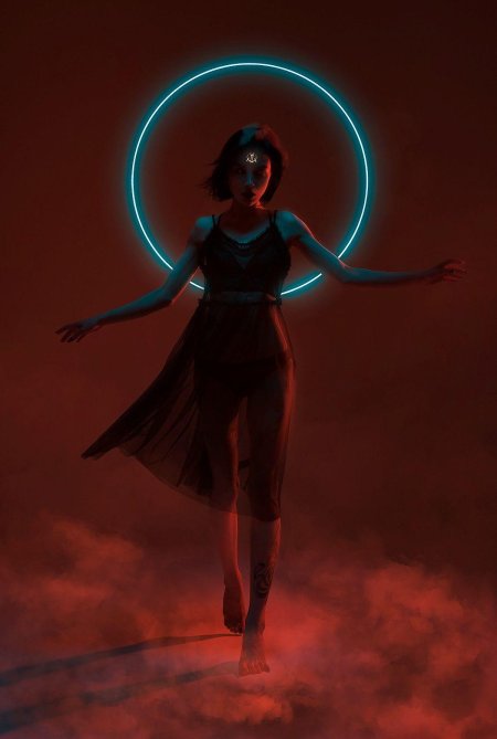 Cyberpunk 2077 неоновые ведьмы