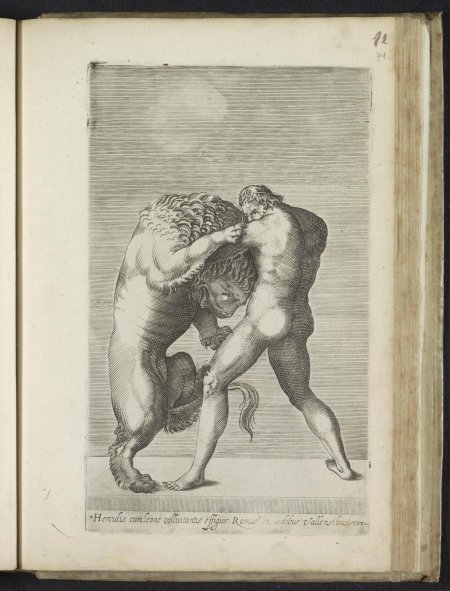 Heracles and the nemean lion