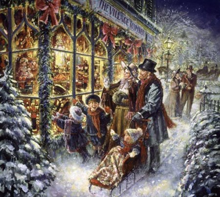 Christmas carol викторианская англия