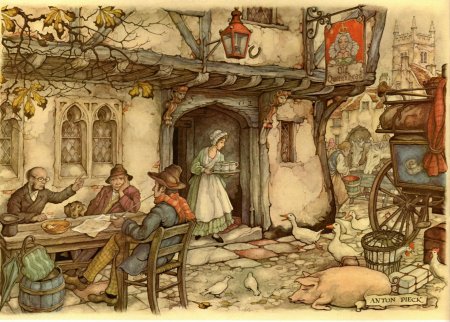 Антон пик anton pieck 1895 1986