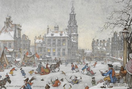 Голландский художник anton pieck