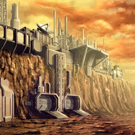Колония sci fi art