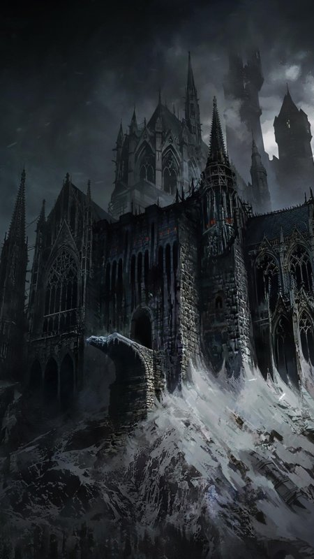 Готический замок darlsouls