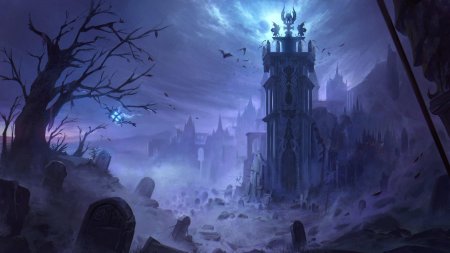 Замок дракулы дарк арт готика