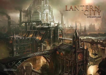 Anthony brault steampunk art город