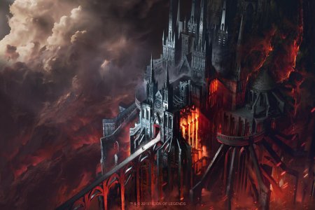 Фэнтезийный готический замок