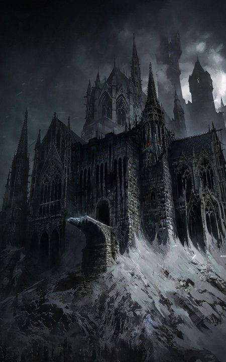 Готический замок darlsouls