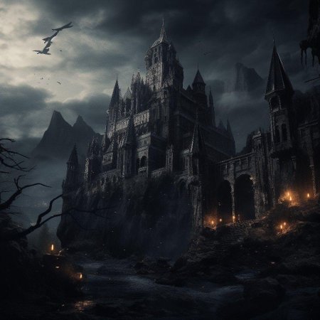 Готический замок darlsouls