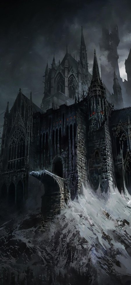 Готический замок darlsouls