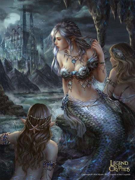 Legend of the cryptids art русалки