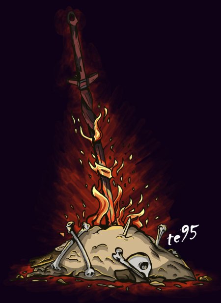 Dark souls bonfire