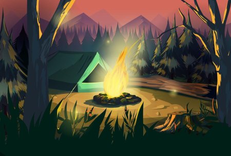 Night camping