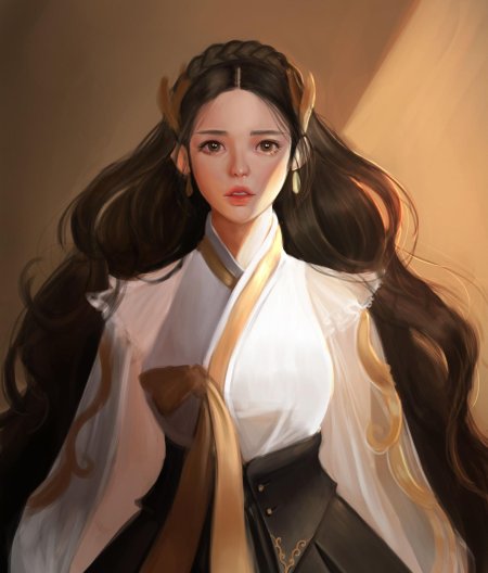 Кореянка арт