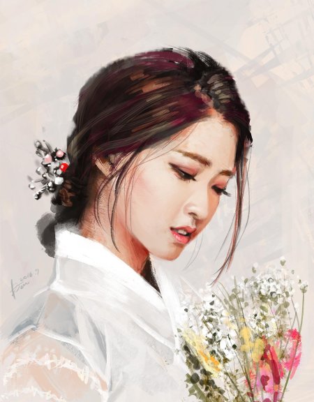 Корейская художница choi