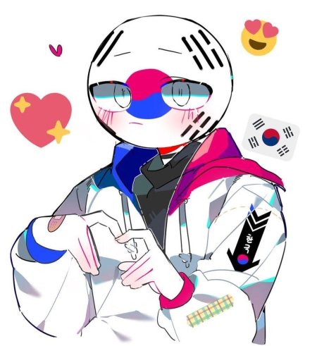 Северная корея и южная корея countryhumans