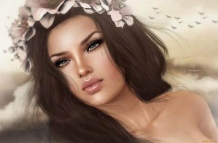 Красивый портрет девушки