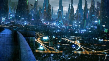 Cyberpunk 2077 город