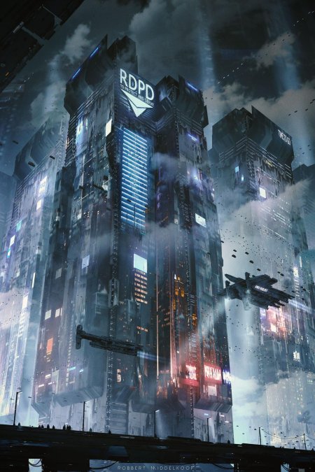 Город будущего cyberpunk 2077
