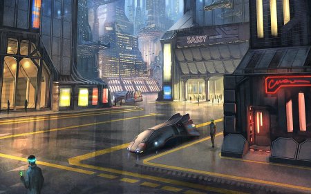 Киберпанк 2077 город найт сити