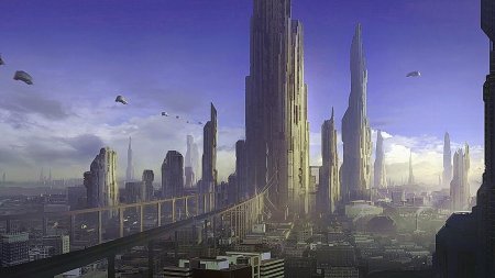 Научно-фантастический город (sci-fi city) universal singgapor