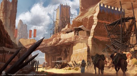 Artstation город египта фэнтези