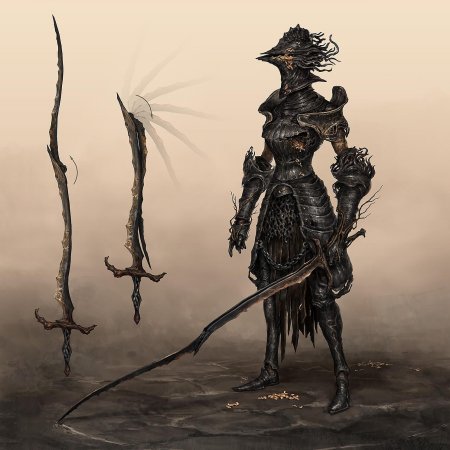 Безымянный король dark souls 3 арт