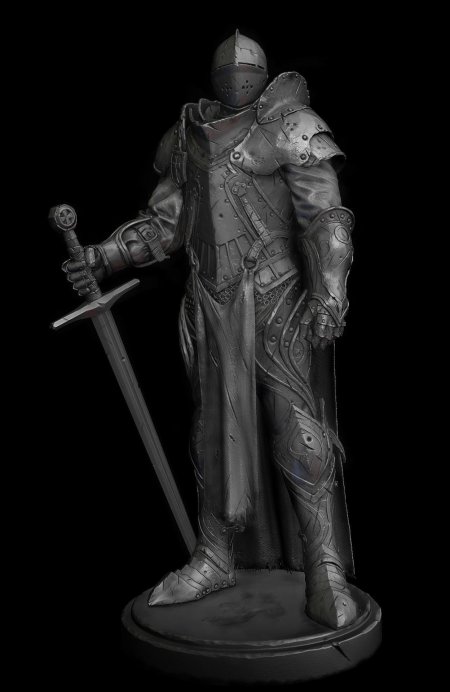 Броня рыцарь zbrush