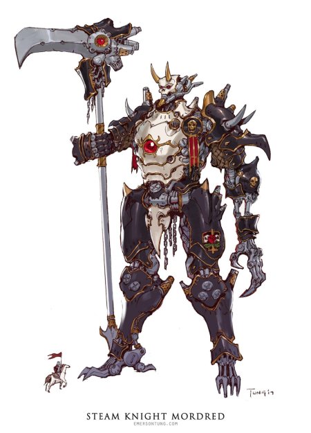 Mecha рыцарь art