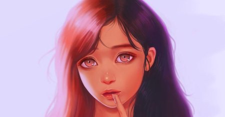 Красивые рисованные девушки