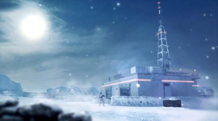 Арктическая военная база раст