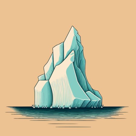 Айсберг рисунок