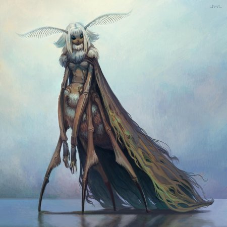 Mothman человек мотылек art