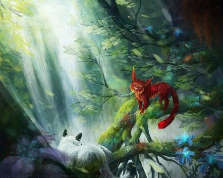 Фэнтези животные арт