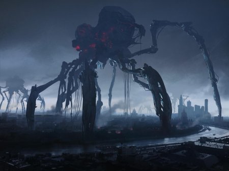 Огромный робот арт
