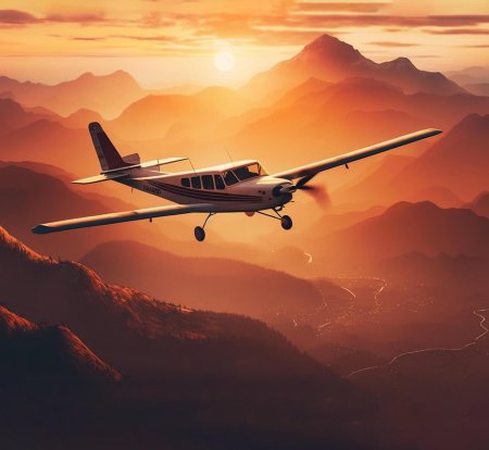 Самолет cessna 172