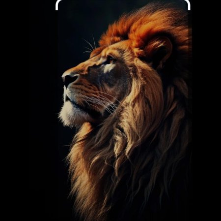 Roaring lion