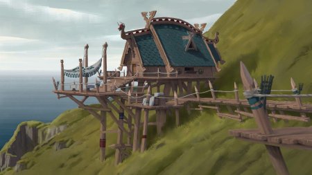 Деревня викингов арт
