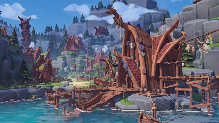 Деревня викингов artstation