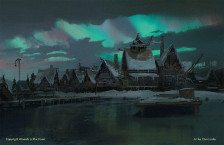 Деревня викингов artstation