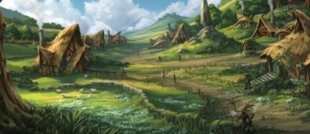 Fable деревня арт